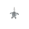 12 Pack: Charmalong™ Antique Silver Turtle Charm by Bead Landing™